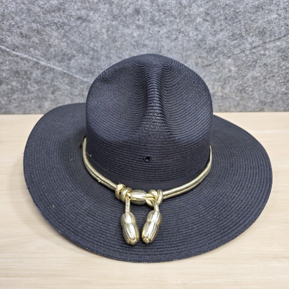 STRATTON Self Forming Hat Structured Cap Police Blue Size 7 1/8 Made In USA
